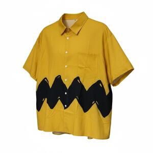 Charlie Brown Button Up Shirt - Size 4XL
